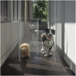 Hiddin Clear View Zig Zag Freestanding Dog & Cat Gate -Pup Haven Sales Store 316831 PT2. AC SS1800 V1633367838