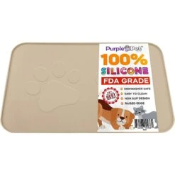 IPrimio Paw Print Dog & Cat Feeding Mat, X-Large