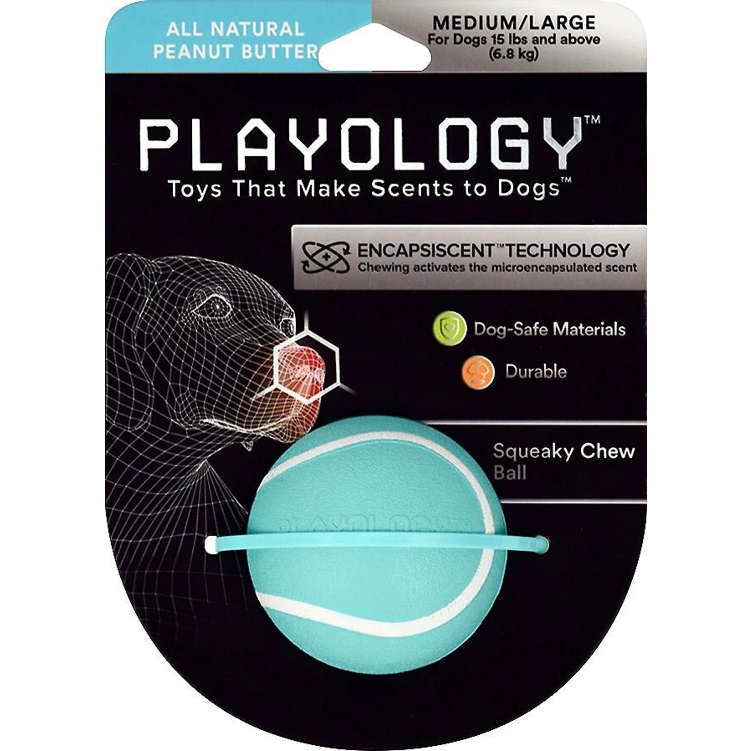 Playology Scented Squeaky Chew Ball Dog Toy & Playology Scented Squeaky Chew Ball Dog Toy 6 Playology Scented Squeaky Chew Ball Dog Toy & Playology Scented Squeaky Chew Ball Dog Toy - Image 6