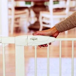 MyPet Tall Happy Tails Walk Thru Dog Gate, 36-in, White 14 MyPet Tall Happy Tails Walk Thru Dog Gate, 36-in, White -Pup Haven Sales Store 319741 PT6. AC SS1800 V1664890003