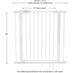 MyPet Tall Happy Tails Walk Thru Dog Gate, 36-in, White 15 MyPet Tall Happy Tails Walk Thru Dog Gate, 36-in, White -Pup Haven Sales Store 319741 PT7. AC SS1800 V1664832465