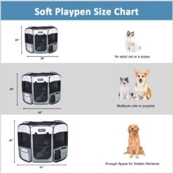 Jespet Soft-Sided Dog & Cat Playpen 11 Jespet Soft-Sided Dog & Cat Playpen -Pup Haven Sales Store 323133 PT4. AC SS1800 V1698437227