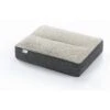 Zinus UltraPlush Green Tea Dog Bed, Grey, 5-in