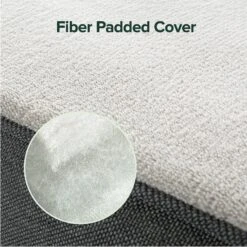 Zinus UltraPlush Green Tea Dog Bed, Grey, 5-in -Pup Haven Sales Store 327439 PT5. AC SS1800 V1631611575