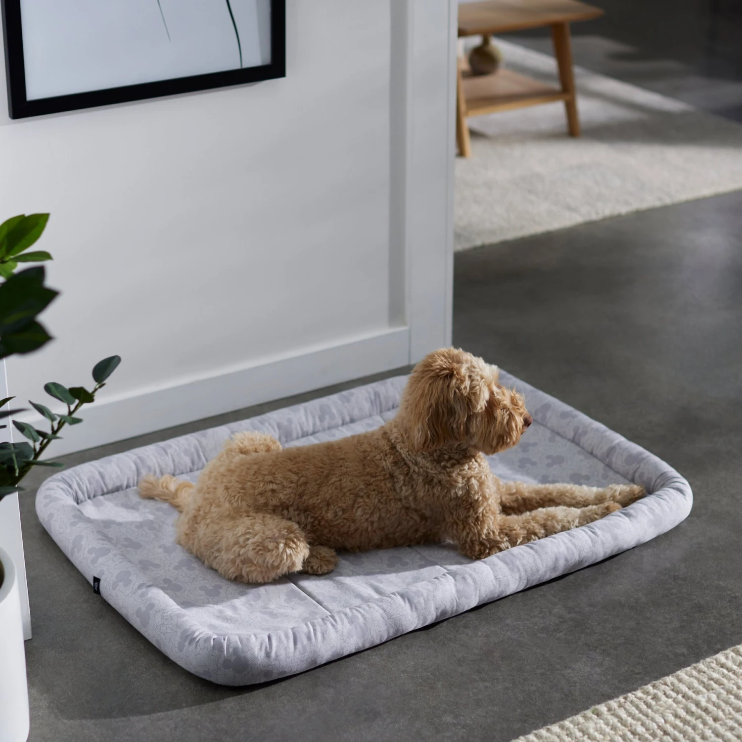 Disney Mickey Mouse Crosshatch Dog Crate Mat 1 Disney Mickey Mouse Crosshatch Dog Crate Mat