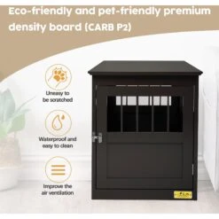 Coziwow By Jaxpety Single Door Furniture Style Wooden Dog Crate & End Table, Brown 17 Coziwow By Jaxpety Single Door Furniture Style Wooden Dog Crate & End Table, Brown -Pup Haven Sales Store 330960 PT8. AC SS1800 V1662671210