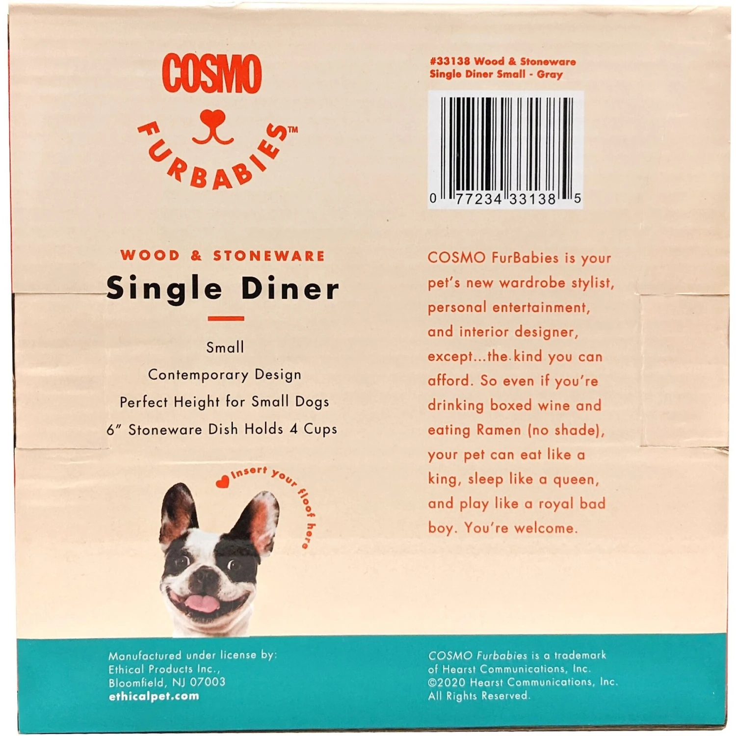 Cosmo Furbabies Single Dog & Cat Diner 4 Cosmo Furbabies Single Dog & Cat Diner - Image 4