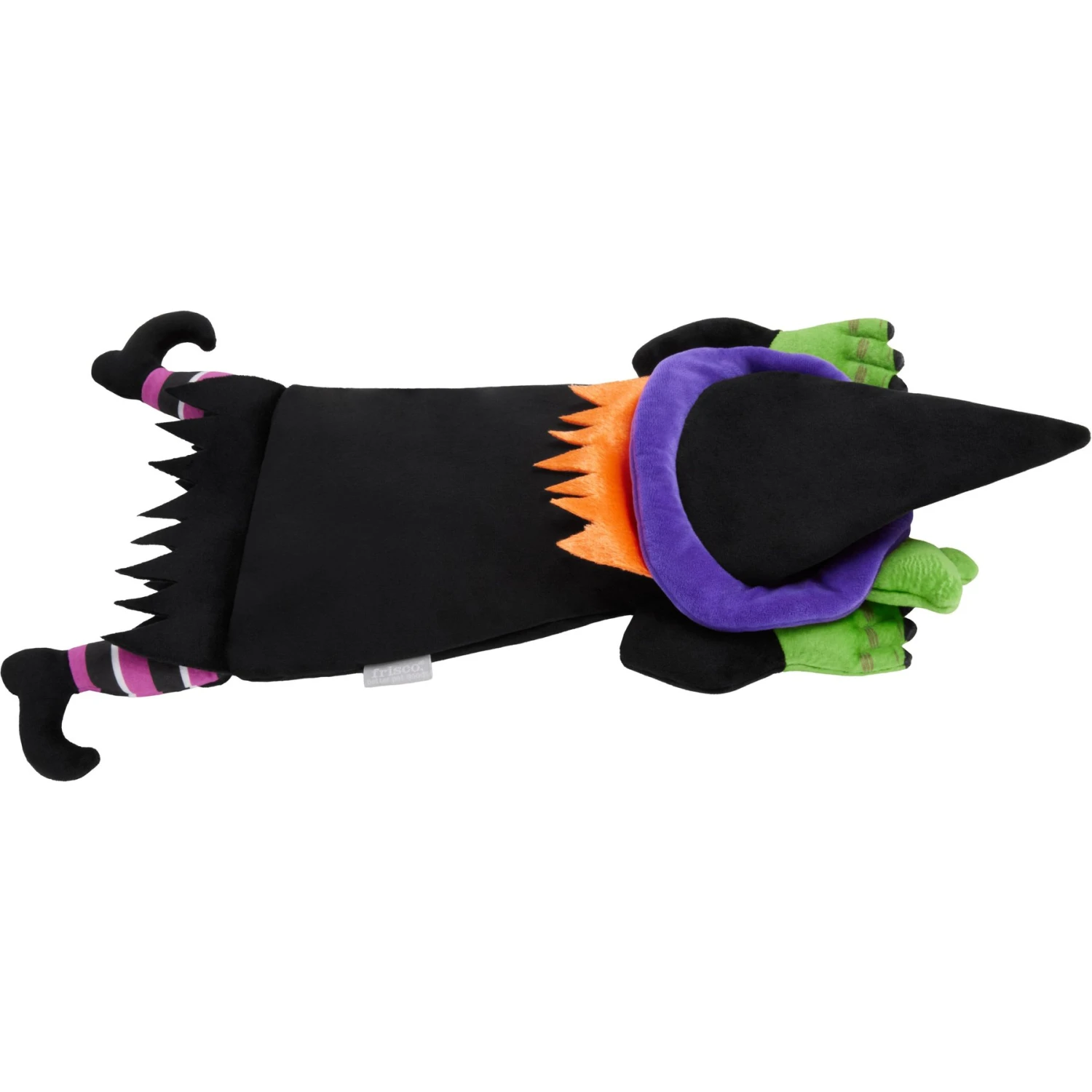 Frisco Halloween Witch Flat Plush Squeaky Dog Toy 1 Frisco Halloween Witch Flat Plush Squeaky Dog Toy
