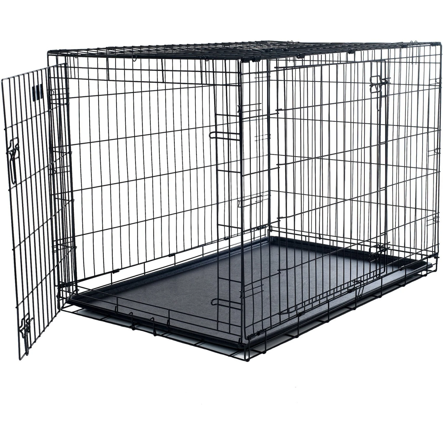 Pet Adobe 2-Door Medium Foldable Dog Crate 2 Pet Adobe 2-Door Medium Foldable Dog Crate - Image 2