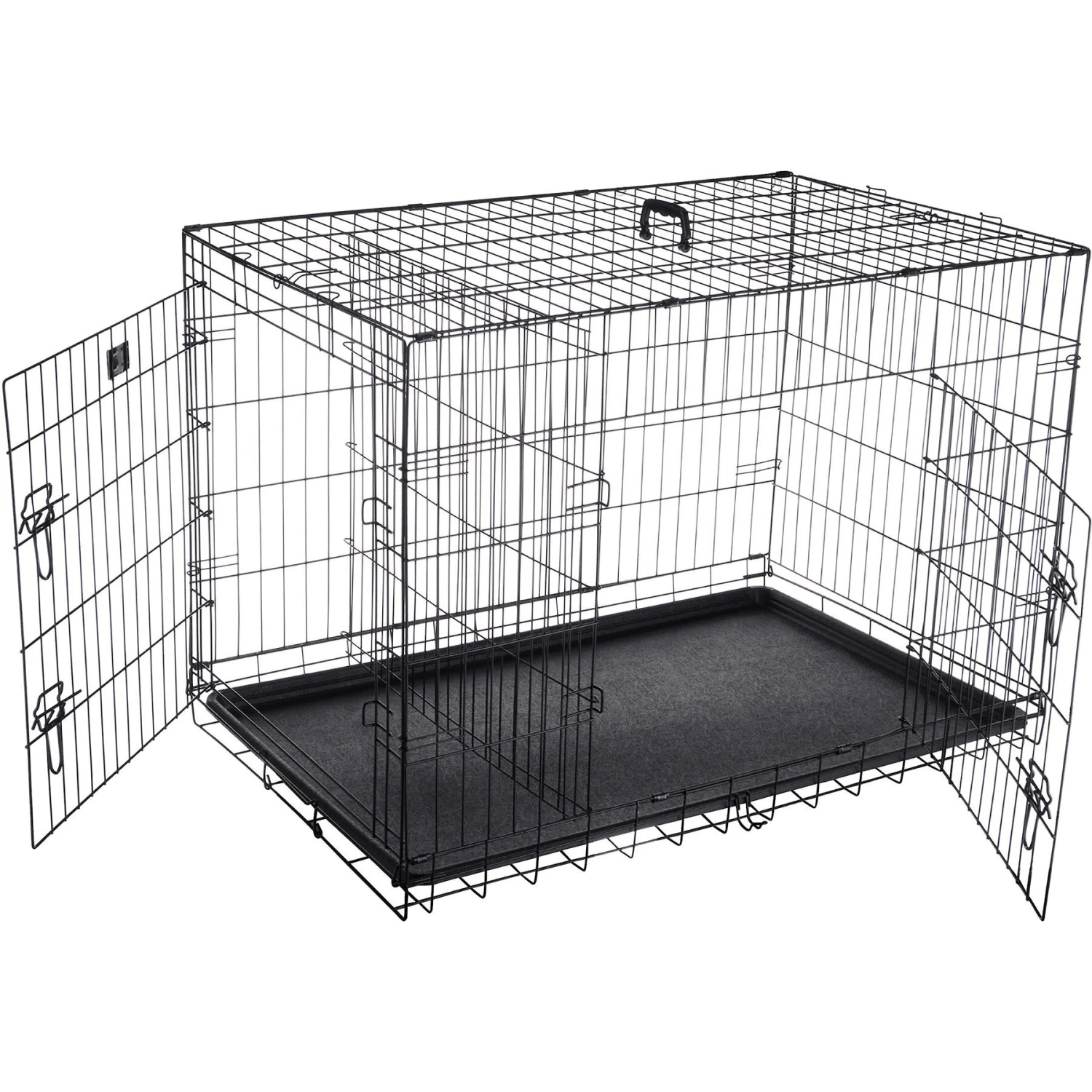 Pet Adobe Portable Folding Wire Dog Crate 1 Pet Adobe Portable Folding Wire Dog Crate