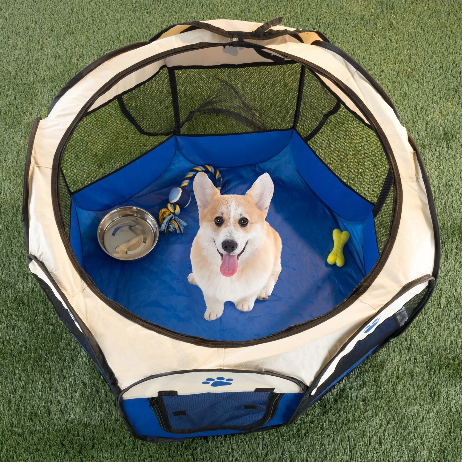 Pet Adobe Pop-Up Dog Playpen 1 Pet Adobe Pop-Up Dog Playpen