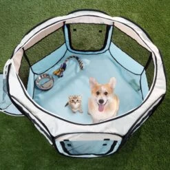 Pet Adobe Portable Pop-Up Dog Play Pen