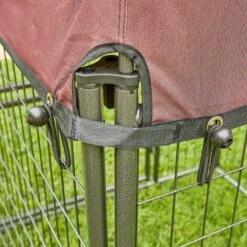 Two By Two The Hangout Expandable Steel Dog Kennel, Small, Black -Pup Haven Sales Store 346897 PT5. AC SS1800 V1638311806