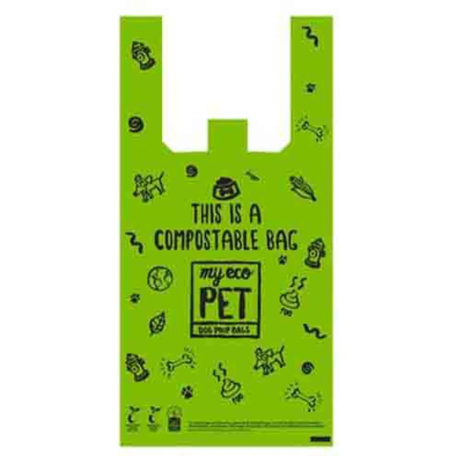 MyEcoPet Compostable Dog Waste Bags With Handles, 2000 Count 1 MyEcoPet Compostable Dog Waste Bags With Handles, 2000 Count