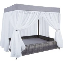 Frisco Outdoor Wicker Canopy Dog Bed 7 Frisco Outdoor Wicker Canopy Dog Bed -Pup Haven Sales Store 356071 PT2. AC SS1800 V1651003892