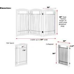 Spirich Freestanding Foldable Wire Dog Gate 12 Spirich Freestanding Foldable Wire Dog Gate -Pup Haven Sales Store 356184 PT3. AC SS1800 V1641608209