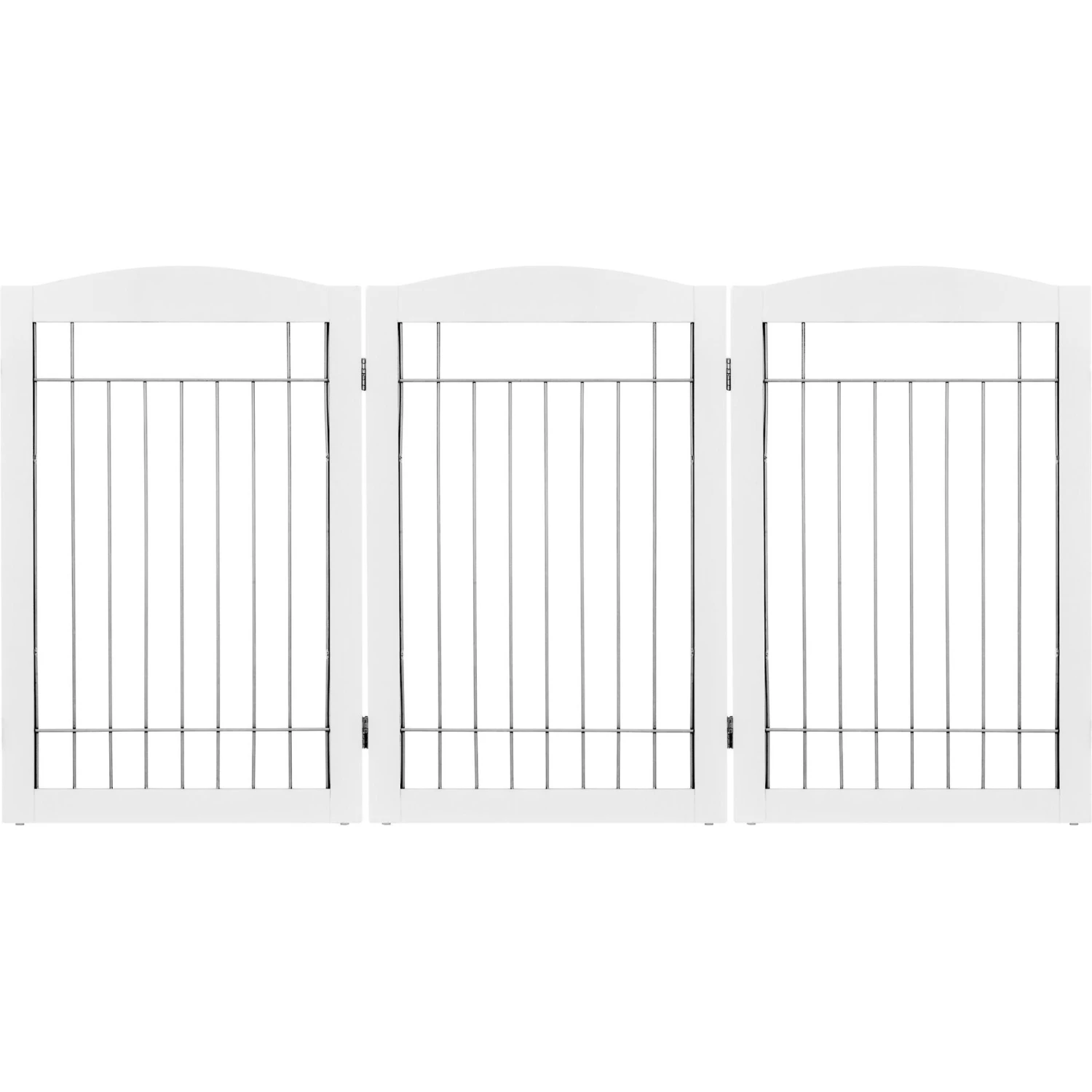 Spirich Freestanding Foldable Wire Dog Gate 6 Spirich Freestanding Foldable Wire Dog Gate - Image 6