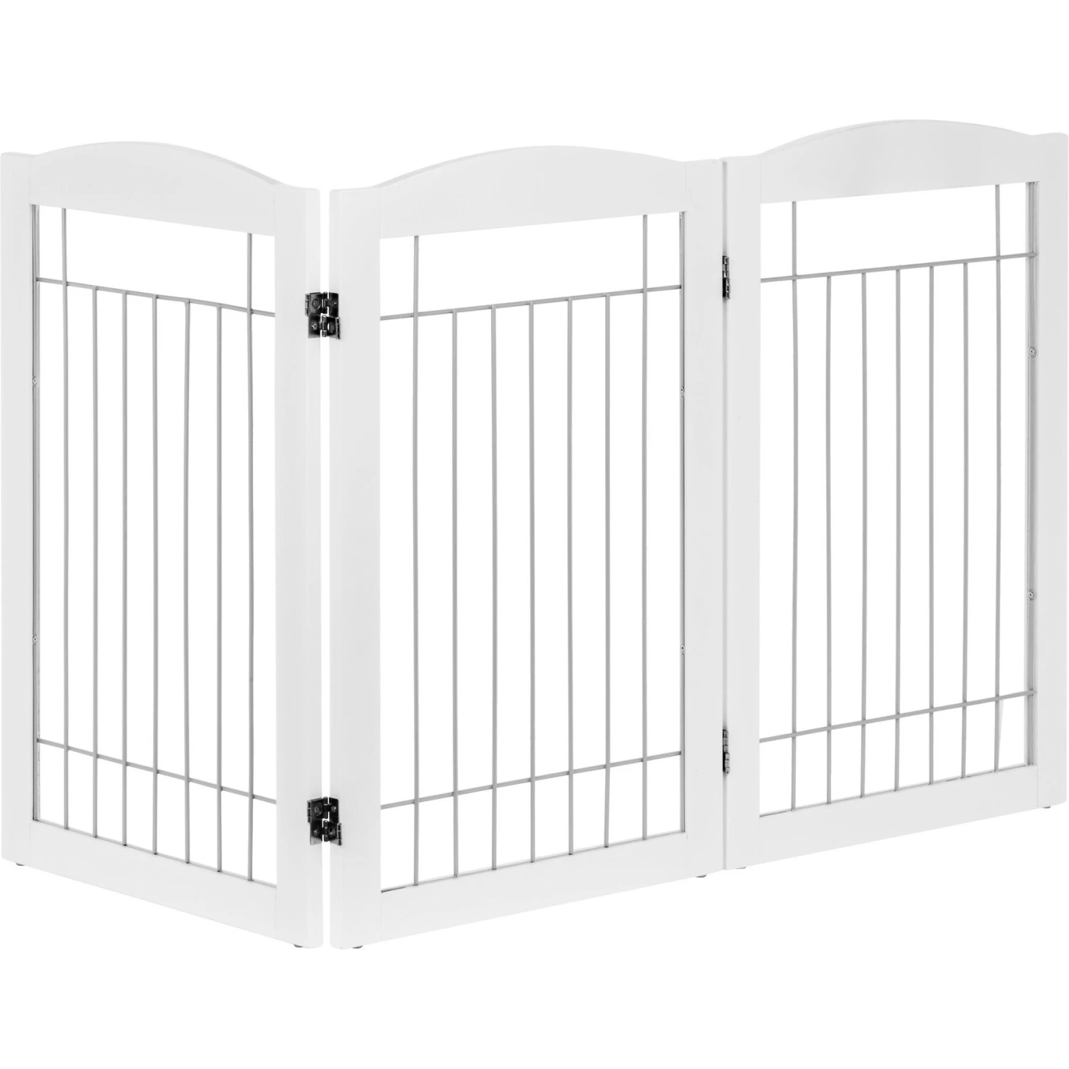 Spirich Freestanding Foldable Wire Dog Gate 8 Spirich Freestanding Foldable Wire Dog Gate - Image 8
