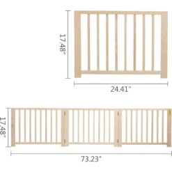 Coziwow By Jaxpety 3 Panel Freestanding Dog Gate -Pup Haven Sales Store 357318 PT5. AC SS1800 V1665526500