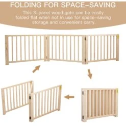 Coziwow By Jaxpety 3 Panel Freestanding Dog Gate -Pup Haven Sales Store 357318 PT6. AC SS1800 V1665526751