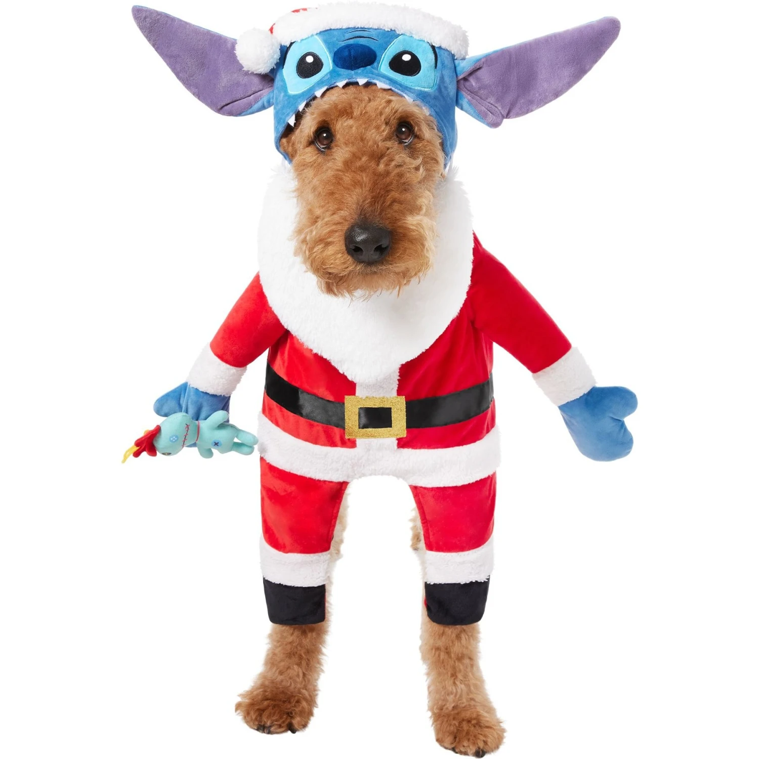 Disney Santa Stitch Walking Dog & Cat Costume 1 Disney Santa Stitch Walking Dog & Cat Costume