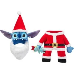 Disney Santa Stitch Walking Dog & Cat Costume 11 Disney Santa Stitch Walking Dog & Cat Costume -Pup Haven Sales Store 358449 PT5. AC SS1800 V1660701272