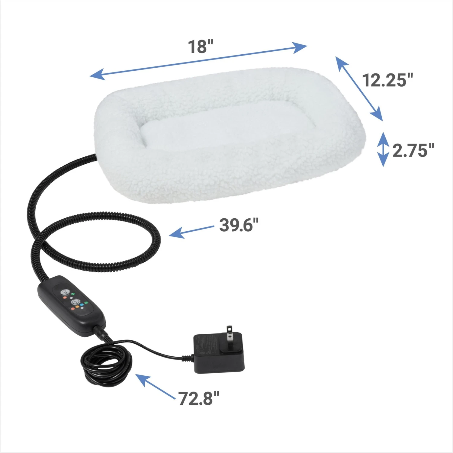 Frisco Adjustable Electrical Dog & Cat Heated Crate Mat With Timer 2 Frisco Adjustable Electrical Dog & Cat Heated Crate Mat With Timer - Image 2
