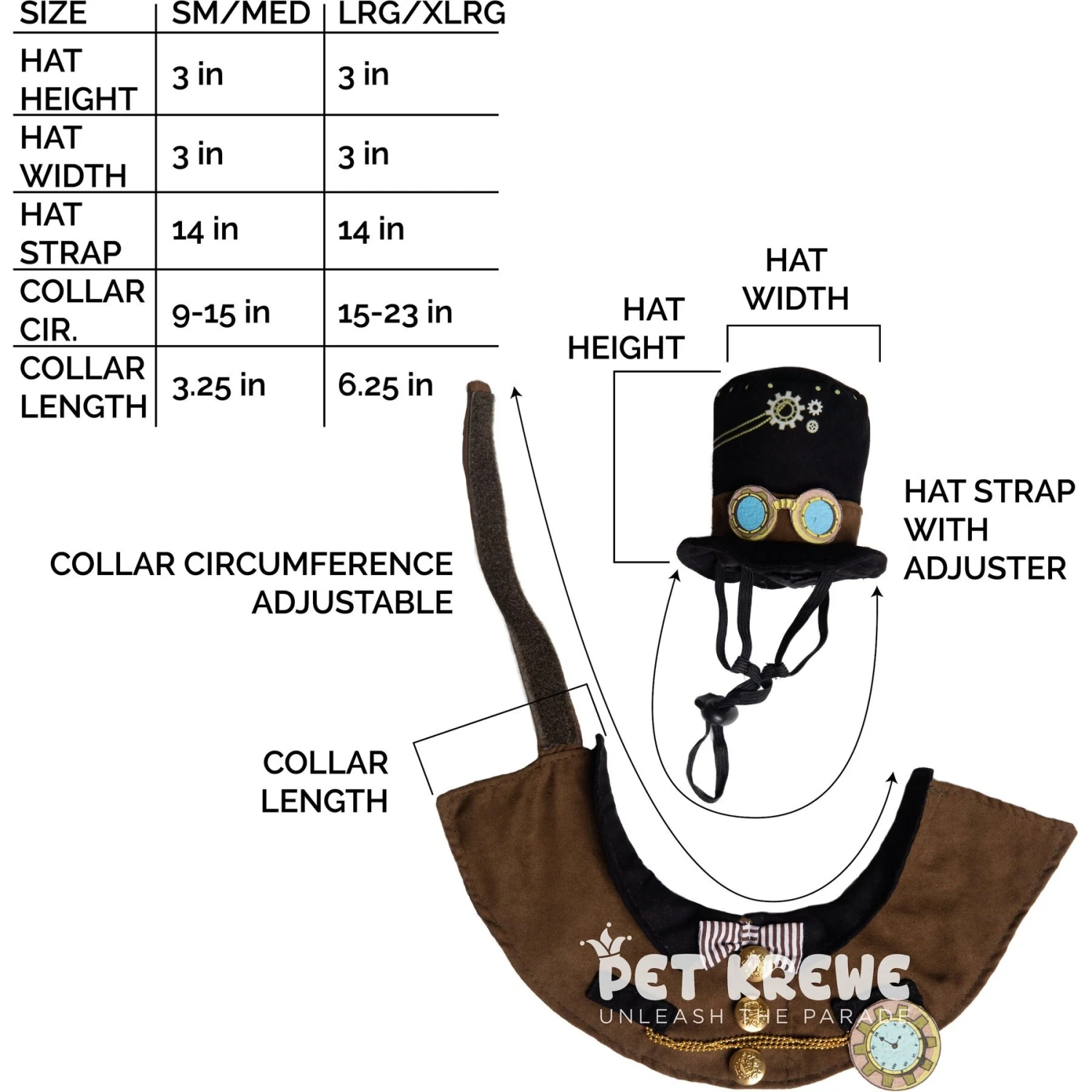 Pet Krewe Steam Punk Dog Costume 5 Pet Krewe Steam Punk Dog Costume - Image 5