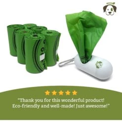 Doggy Do Good Certified Home Compostable Premium Dog & Cat Waste Bags + Dispenser, 60 Count -Pup Haven Sales Store 361421 PT4. AC SS1800 V1703697377