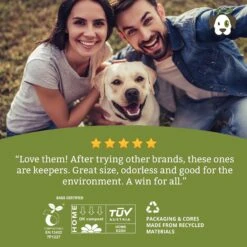 Doggy Do Good Certified Home Compostable Premium Dog & Cat Waste Bags + Dispenser, 60 Count -Pup Haven Sales Store 361421 PT6. AC SS1800 V1703697617