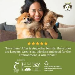 Doggy Do Good Certified Home Compostable Premium Dog & Cat Waste Bags, Small Handle Bags - On Rolls -Pup Haven Sales Store 361431 PT5. AC SS1800 V1703697619