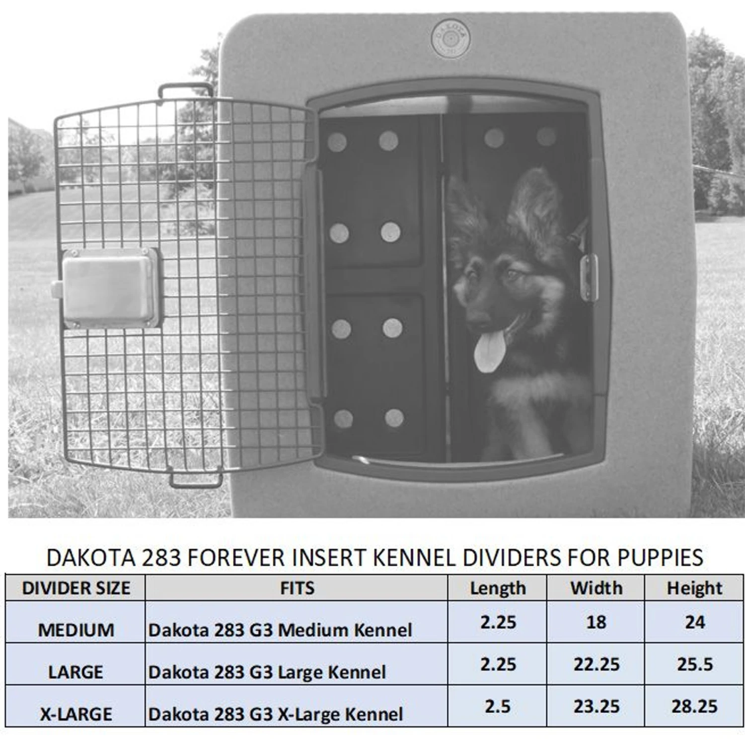 Dakota 283 Forever Insert Dakota Guard Antimicrobial Dog Kennel Divider 2 Dakota 283 Forever Insert Dakota Guard Antimicrobial Dog Kennel Divider - Image 2
