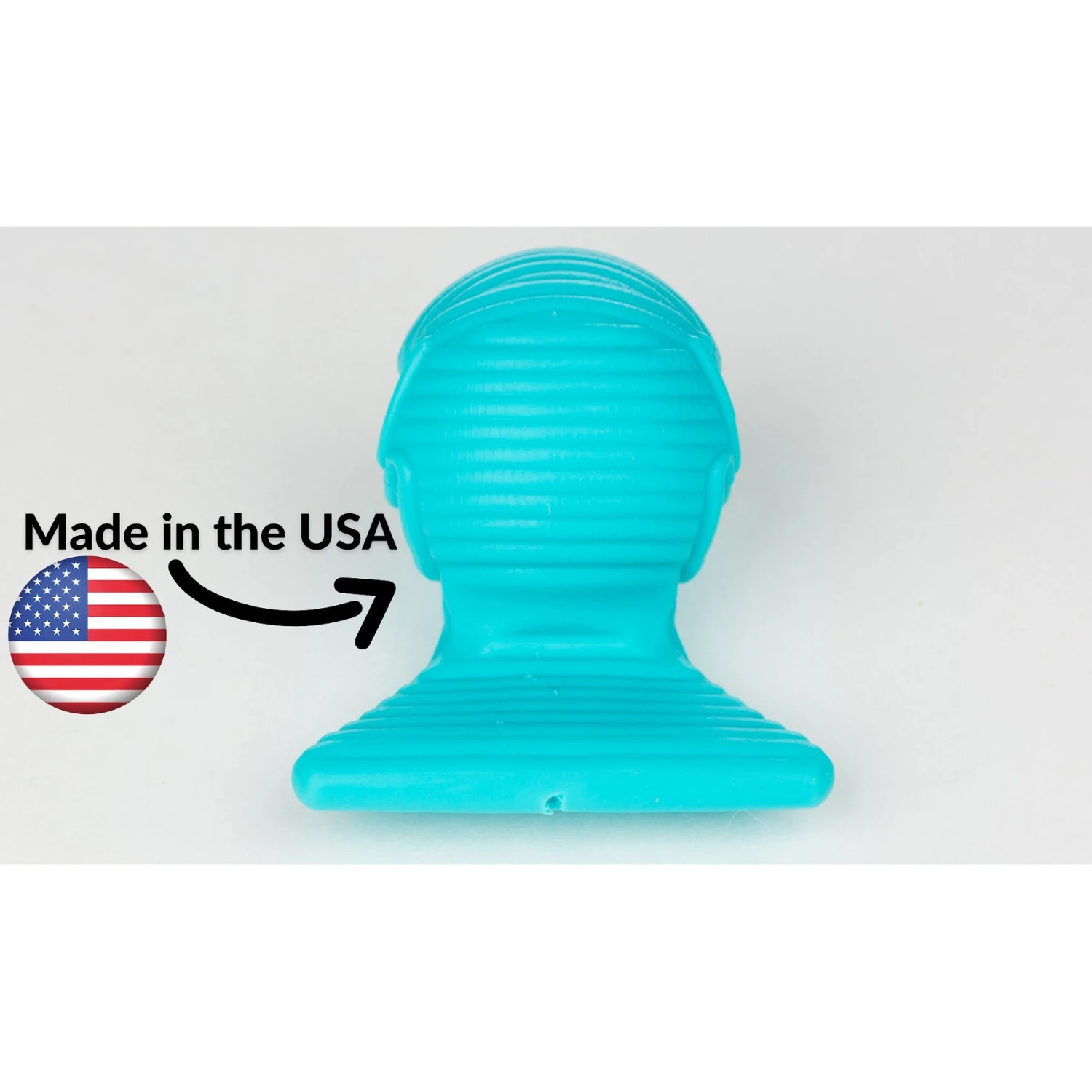 Hugglehounds Okko Tuffut-Flex Ball Dog Toy, Blue 2 Hugglehounds Okko Tuffut-Flex Ball Dog Toy, Blue - Image 2