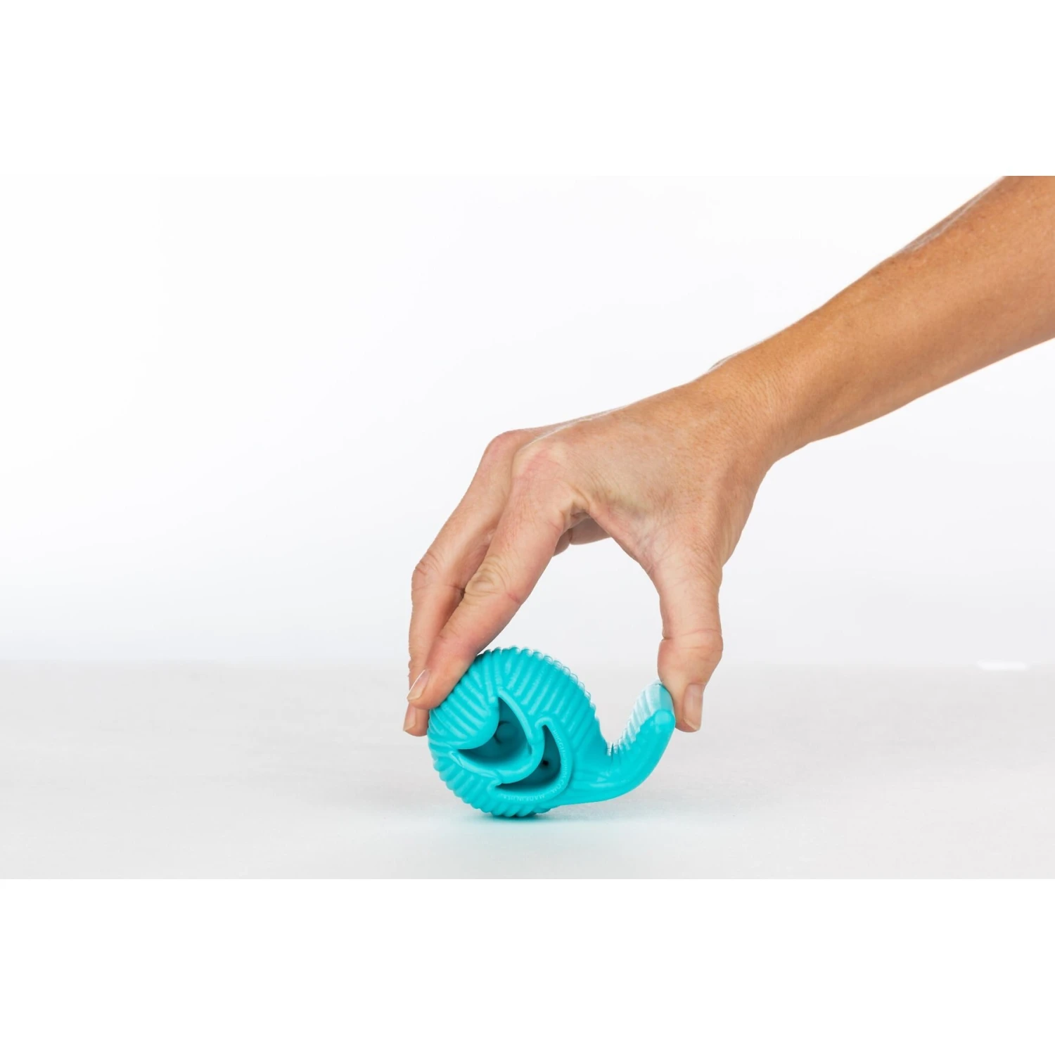 Hugglehounds Okko Tuffut-Flex Ball Dog Toy, Blue 5 Hugglehounds Okko Tuffut-Flex Ball Dog Toy, Blue - Image 5