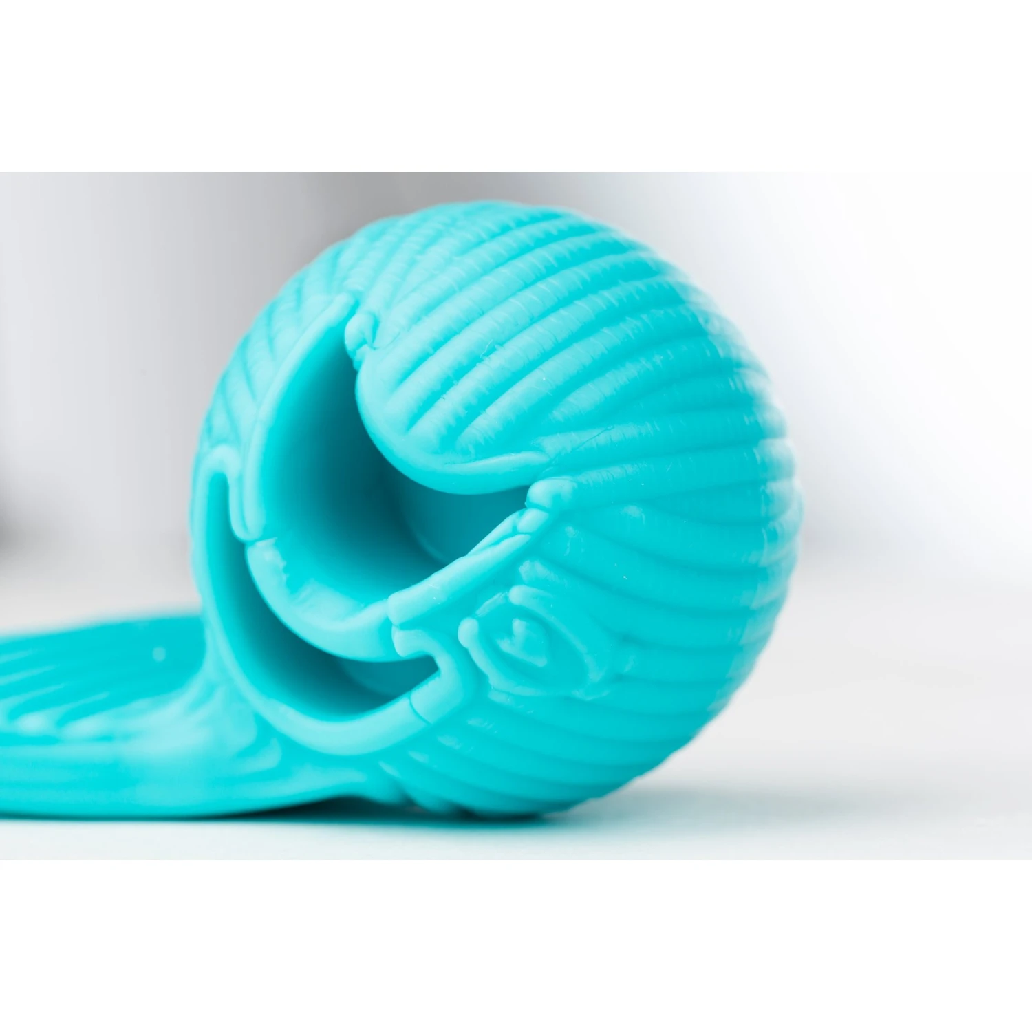 Hugglehounds Okko Tuffut-Flex Ball Dog Toy, Blue 6 Hugglehounds Okko Tuffut-Flex Ball Dog Toy, Blue - Image 6