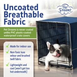 Pet Dreams Double Door Dog Crate Cover -Pup Haven Sales Store 362682 PT2. AC SS1800 V1684874996