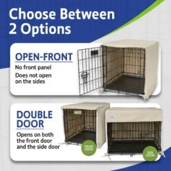 Pet Dreams Double Door Dog Crate Cover -Pup Haven Sales Store 362682 PT4. AC SS1800 V1684887050