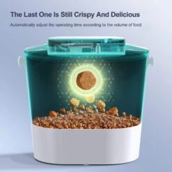 Pawshelf Vacuum Dog & Cat Food Storage Container, White, Medium 12 Pawshelf Vacuum Dog & Cat Food Storage Container, White, Medium -Pup Haven Sales Store 364533 PT3. AC SS1800 V1646695627