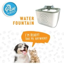 PawPerfect Cat & Dog Water Fountain, White 8 PawPerfect Cat & Dog Water Fountain, White -Pup Haven Sales Store 365301 PT2. AC SS1800 V1644876272