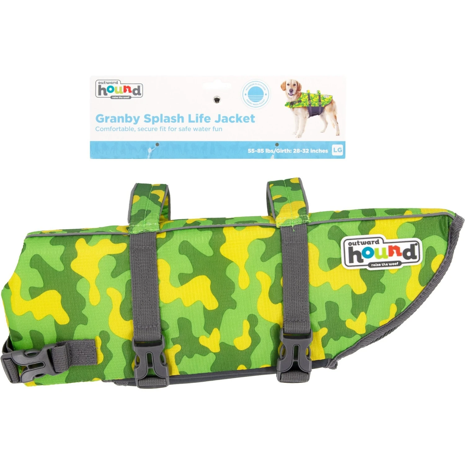 Outward Hound Granby Splash Dog Life Jacket 7 Outward Hound Granby Splash Dog Life Jacket - Image 7