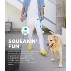 Outward Hound Launch A Ball Squeak Interactive Tennis Ball Launcher Dog Toy 10 Outward Hound Launch A Ball Squeak Interactive Tennis Ball Launcher Dog Toy -Pup Haven Sales Store 368208 PT3. AC SS1800 V1644531463