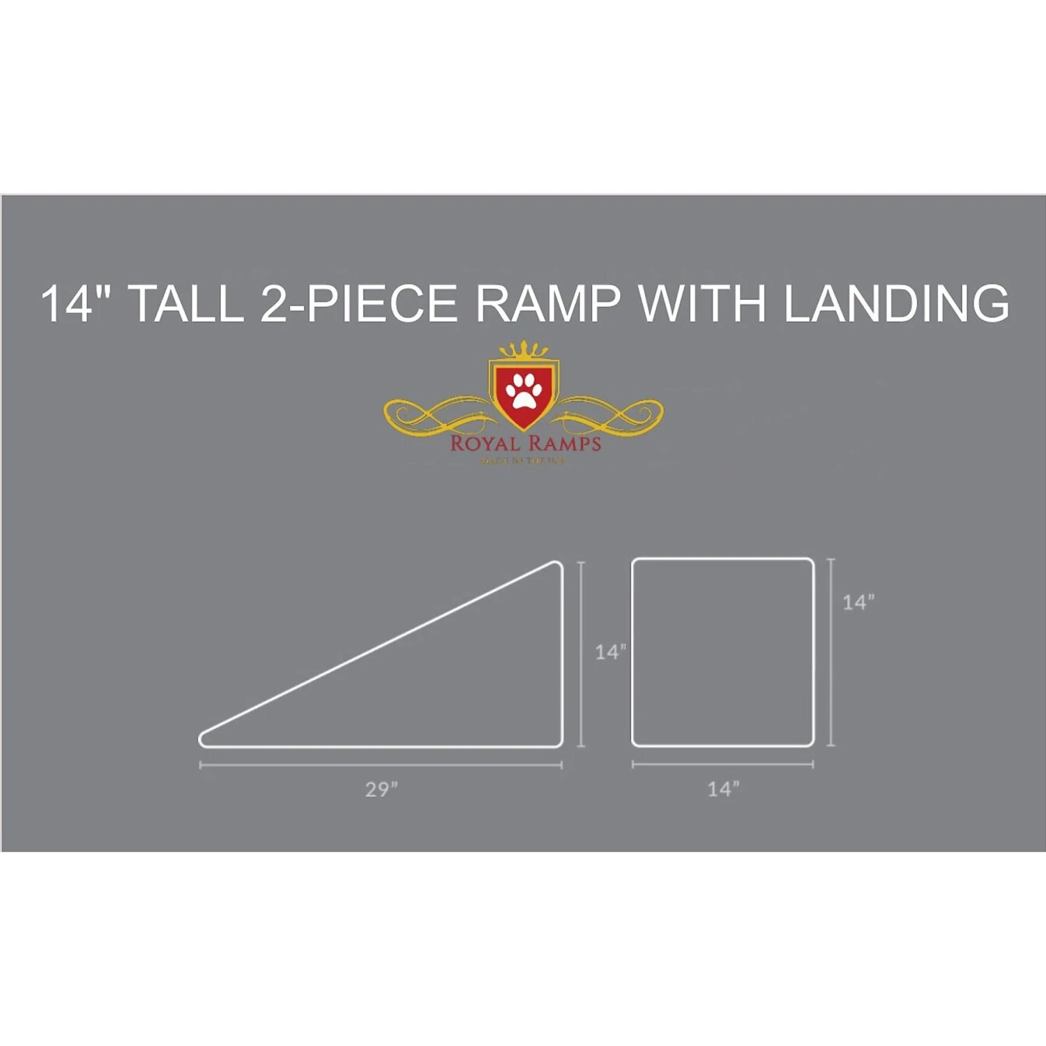 Royal Ramps Dog & Cat Ramp & Landing 2 Royal Ramps Dog & Cat Ramp & Landing - Image 2