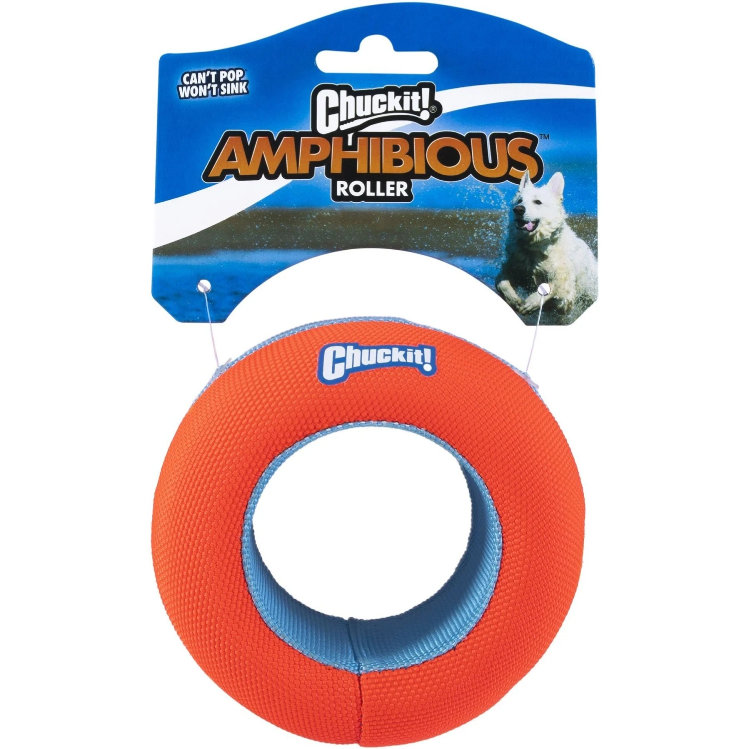 Chuckit! Amphibious Roller Ball Dog Toy, Orange 1 Chuckit! Amphibious Roller Ball Dog Toy, Orange