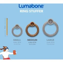 Lumabone Ring-Stuffer Beef Flavor Dog Toy 11 Lumabone Ring-Stuffer Beef Flavor Dog Toy -Pup Haven Sales Store 370193 PT5. AC SS1800 V1646765516