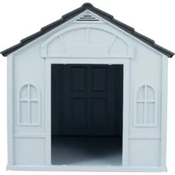 Frisco Deluxe Plastic Outdoor Dog House 11 Frisco Deluxe Plastic Outdoor Dog House -Pup Haven Sales Store 370357 PT4. AC SS1800 V1659994339