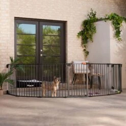 Frisco Outdoor Galvanized Steel 8-Panel Configurable Gate And Playpen With Oxford Roof 13 Frisco Outdoor Galvanized Steel 8-Panel Configurable Gate And Playpen With Oxford Roof -Pup Haven Sales Store 507086 PT4. AC SS1800 V1668631346