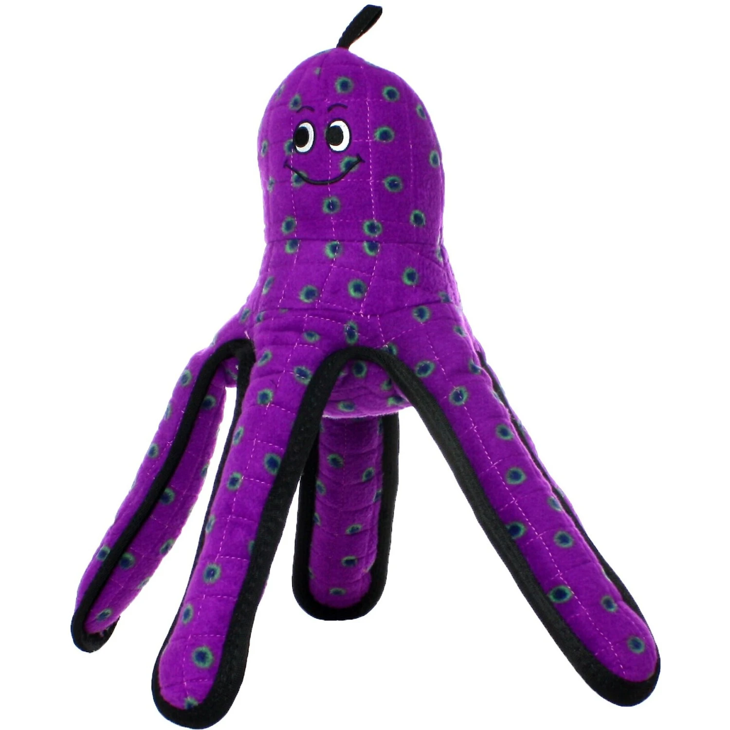 Tuffy's Ocean Creatures Purple Pete Squeaky Plush Dog Toy 1 Tuffy's Ocean Creatures Purple Pete Squeaky Plush Dog Toy