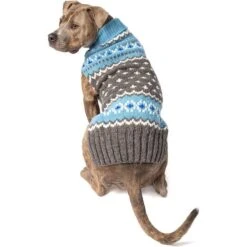 Chilly Dog Fairisle Wool Dog Sweater, Blue -Pup Haven Sales Store 577734 PT2. AC SS1800 V1658430515