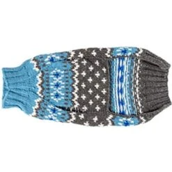 Chilly Dog Fairisle Wool Dog Sweater, Blue -Pup Haven Sales Store 577734 PT5. AC SS1800 V1659025727