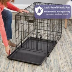 MidWest ICrate Fold & Carry Single Door Collapsible Wire Dog Crate -Pup Haven Sales Store 60371 PT4. AC SS1800 V1647556992